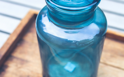 Bright Blue Success Jar